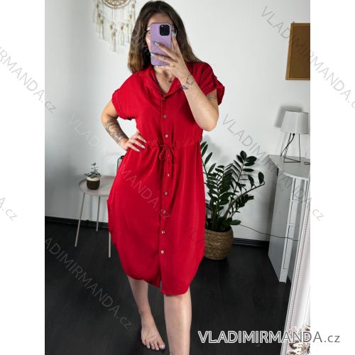 Shirt extended 3/4 long sleeve women's (L/XL/2XL ONE SIZE) ITALIAN FASHION IM423025