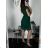 Women's Summer Chiffon Short Sleeve Dress (S/M ONE SIZE) ITALIAN FASHION IM323356/DU
