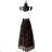 Women's Long Sleeve Summer Dress (S/M ONE SIZE) ITALIAN FASHION IMPES238990 dark brown S / M
