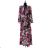 Women's Long Sleeve Summer Dress (S/M ONE SIZE) ITALIAN FASHION IMPES238990 květovaná S / M