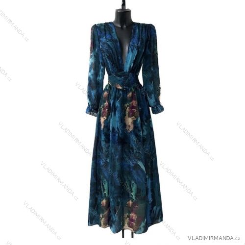 Women's Long Sleeve Summer Dress (S/M ONE SIZE) ITALIAN FASHION IMPES238990