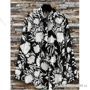 Košeľa dlhý rukáv dámska (S/M ONE SIZE) TALIANSKA MÓDA IMPES24JESSICA10