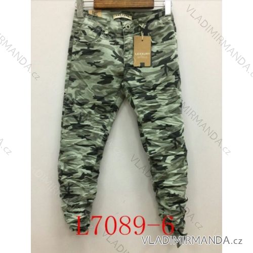 Rifle slabé maskáčové dámske (xs-xl) LEXXURY L7089-6
