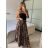 Nohavice letné sukňové dlhé dámske (S/M/L ONE SIZE) TALIANSKA MÓDA IMD247023