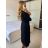 Women's Long Summer Muslin Short Sleeve Dress (S/M/L ONE SIZE) ITALIAN FASHION IM424404