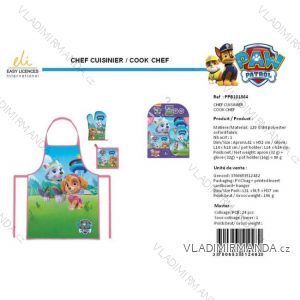 Zástěra a chňapky paw patrol dětská dívčí SUN city ppb101864