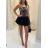 Women's Elegant Belt Long Sleeve Dress (S/M ONE SIZE) ITALIAN FASHION IMM23UN6139