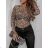 Body dlouhý rukáv dámské (S/M ONE SIZE) ITALSKÁ MÓDA IMM24M35362