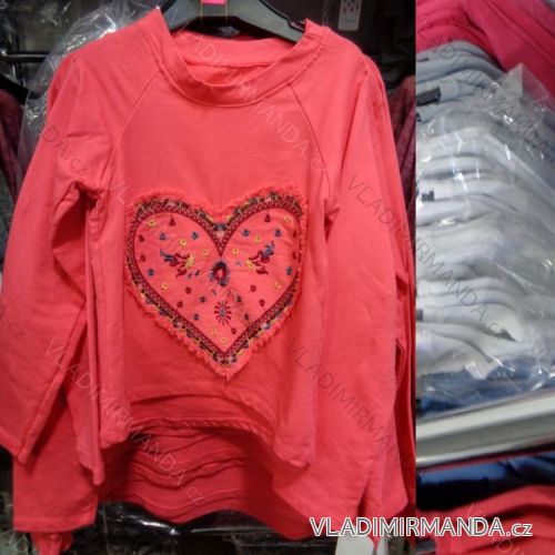 T-Shirt langärmliges jugendlich Mädchen (4-14 Jahre) ITALIENISCHE MUTTER 3472IMM