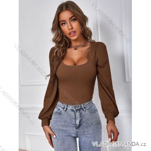 Tričko dlouhý rukáv dámské (S/M ONE SIZE) ITALSKÁ MÓDA IMM24M20672