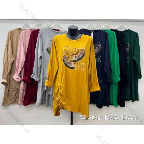 Langarm-Tunika für Damen in Übergröße (XL/2XL/3XL Einheitsgröße) ITALIAN FASHION IM423616