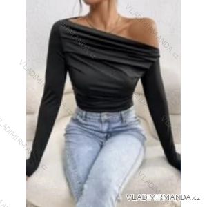 Tričko dlouhý rukáv dámské (S/M ONE SIZE) ITALSKÁ MÓDA IMM24M35363