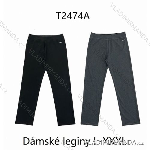 Women's straight leggings (L-3XL) WOLF T2374B