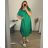 Shirt 3/4 sleeve ladies strip (4XL/5XL ONE SIZE) ITALSKÁ MÓDA IM422026