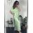 Women's Summer Short Sleeve Dress and Pants Set (S/M ONE SIZE) ITALIAN FASHION IMPSH2424585