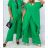 Women's Summer Short Sleeve Dress and Pants Set (S/M ONE SIZE) ITALIAN FASHION IMPSH2424585
