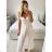 Langes Partykleid mit Riemchen für Damen (Einheitsgröße S/M) ITALIAN FASHION IMM235602 -   weiß -