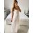 Langes Partykleid mit Riemchen für Damen (Einheitsgröße S/M) ITALIAN FASHION IMM235602 -   weiß -