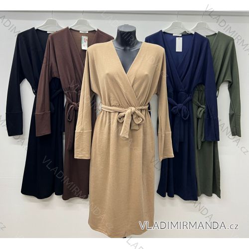 Shirt verlängert 3/4 Langarm Damen (L/XL/2XL ONE SIZE) ITALIAN FASHION IM423025