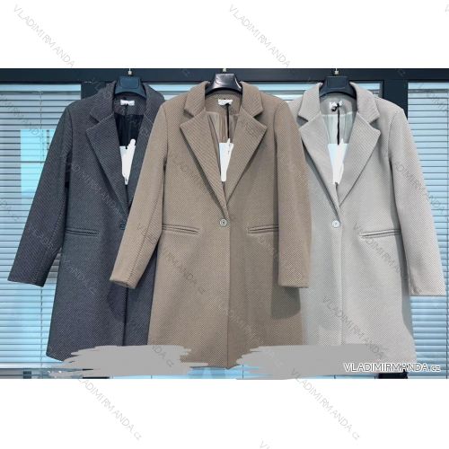 Kabát podzimní dámský (S-XL) ITALSKÁ MÓDA IMHMS24354