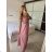 Šaty dlouhé elegantné bez rukávov dámske (S/M/L ONE SIZE) TALIANSKA MÓDA IMWCN24065