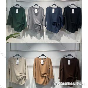 Tunika dlouhý rukáv dámská (S/M ONE SIZE) ITALSKÁ MÓDA IMM24M7045
