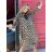 Women's Elegant Belt Long Sleeve Dress (S/M ONE SIZE) ITALIAN FASHION IMM23UN6139