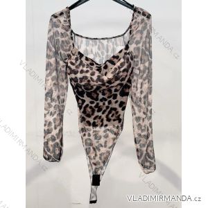 Body dlouhý rukáv dámské (S/M ONE SIZE) ITALSKÁ MÓDA IMM24M35809