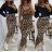 Šaty volnočasové leopard bez rukávu s mikinou dámské (S/M ONE SIZE) ITALSKÁ MÓDA IMM24M53705