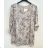 Tunika oversize dlouhý rukáv dámská (S/M/L ONE SIZE) ITALSKÁ MÓDA IMPHS241202F