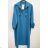 Women's Long Sleeve Belted Shirt Dress (S/M ONE SIZE) ITALIAN FASHION IMPSH24210151