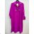 Women's Long Sleeve Belted Shirt Dress (S/M ONE SIZE) ITALIAN FASHION IMPSH24210151