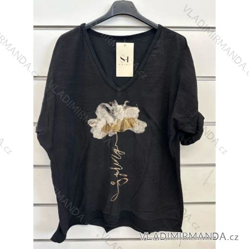 Women's Oversize Long Sleeve Tunic (S/M ONE SIZE) ITALIAN FASHION IMPSH2316090