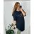 Shirt 3/4 sleeve ladies strip (4XL/5XL ONE SIZE) ITALSKÁ MÓDA IM422026