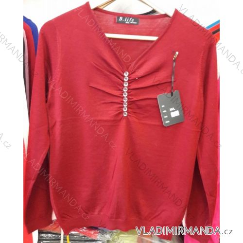 Sveter pulóver jarná tenký dámsky (m-2xl) B.LIFE 8907
