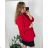 Shirt 3/4 sleeve ladies strip (4XL/5XL ONE SIZE) ITALSKÁ MÓDA IM422026