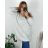 Svetr dlouhý rukáv dámské (XL/2XL/3XL ONE SIZE) ITALSKá MóDA IM4221325/DUR bílá 2XL/3XL