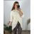 Pullover lang warm gestrickt Langarm Damen Übergröße (48/50 EINHEITSGRÖSSE) ITALIAN FASHION IM424582