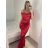 Šaty dlouhé společenské carmen dámské (S/M/L ONE SIZE) ITALSKÁ MÓDA IM324302/DU