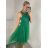 Šaty elegantní plesové bez rukávu krajka dámské (uni s/m) ITALSKá MóDA IM921BELLA/DU S/M starorůžová