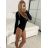 Body dlhý rukáv dámsky (S/M ONE SIZE) TALIANSKA MÓDA IMPBB23CH2987