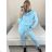 Women's long velvet sweatpants (S-XL) TURKISH FASHION TMWL20633 -   grey -   S / M