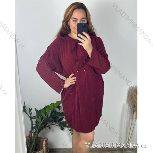 Sleeveless jacket long sleeve (uni sl) ITALIAN Fashion IMC17326  wine
