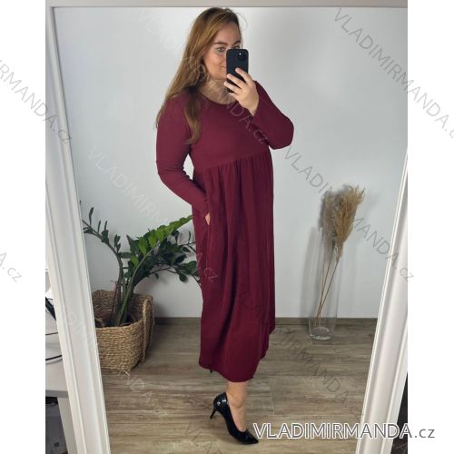 Sleeveless jacket long sleeve (uni sl) ITALIAN Fashion IMC17326  wine