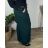 Kalhoty elegantní dlouhé dámské nadrozměr (44/46 ONE SIZE) ITALSKÁ MÓDA IMWEC249575