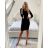 Women's Elegant Long Sleeve Dress (S/M ONE SIZE) ITALIAN FASHION IMM23M6062