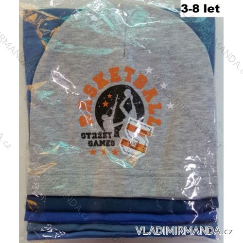 Spring baby boys' cap (3-8let) POLSKÁ VÝROBA POL17048