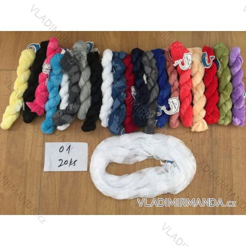 Šatka šál jarná kruhová dámska (one size) DELFIN 01D