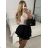 Women's Medium Length Skirt (S/M ONE SIZE) ITALIAN FASHION IMM23HG3154 -   pink -   S / M