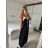 Women's long summer dress with straps (S/M ONE SIZE) ITALIAN FASHION IMPMD243208jd